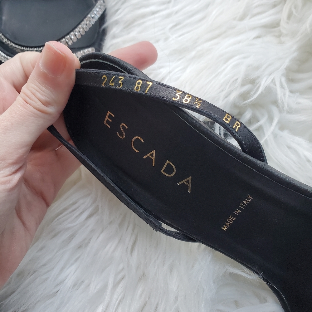 Escada Rhinestone Heels - Picture 2 of 4
